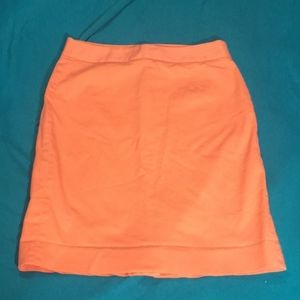 J. Crew Peach Pencil Skirt Size 4